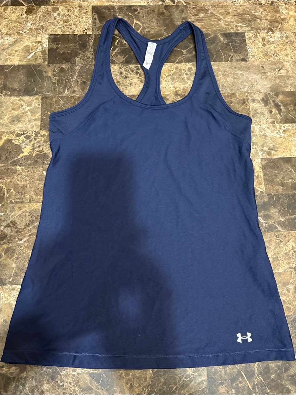 Under Armour Navy Racerback Performance Tank Lsz